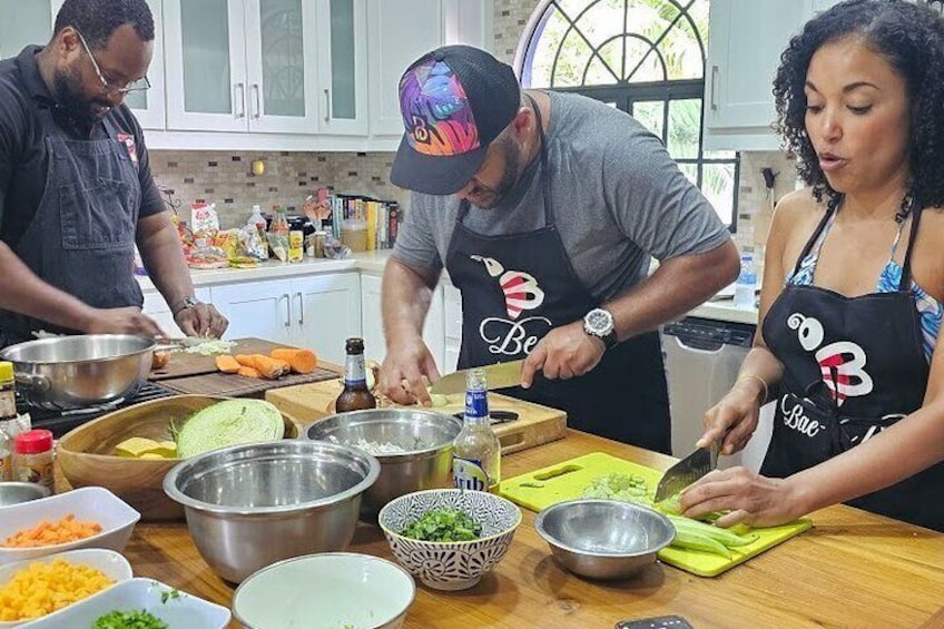Cooking Class in Session