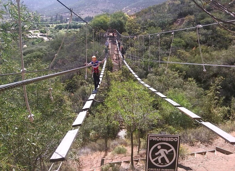 Picture 2 for Activity Ensenada: Las Cañadas Campamento Canopy Tour with Zip Lines