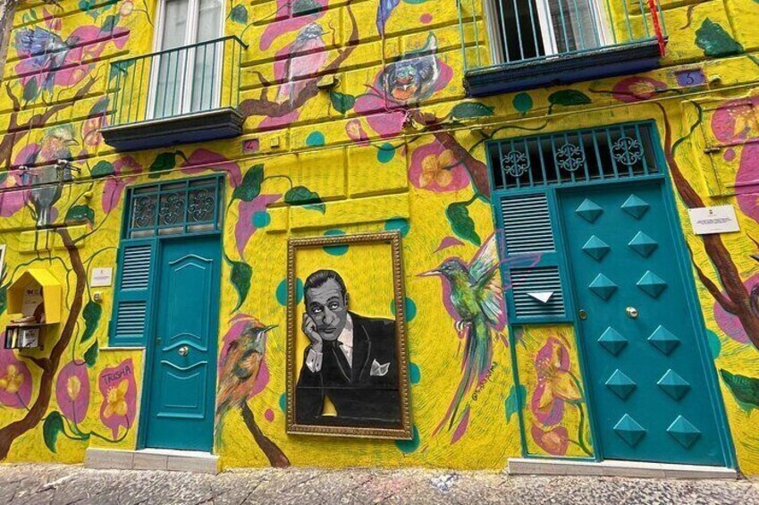 Naples Murals Catacombs and Folklore Sanità District Tour