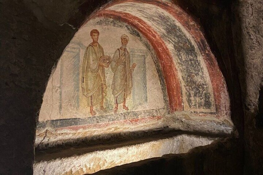 Naples Murals Catacombs and Folklore Sanità District Tour
