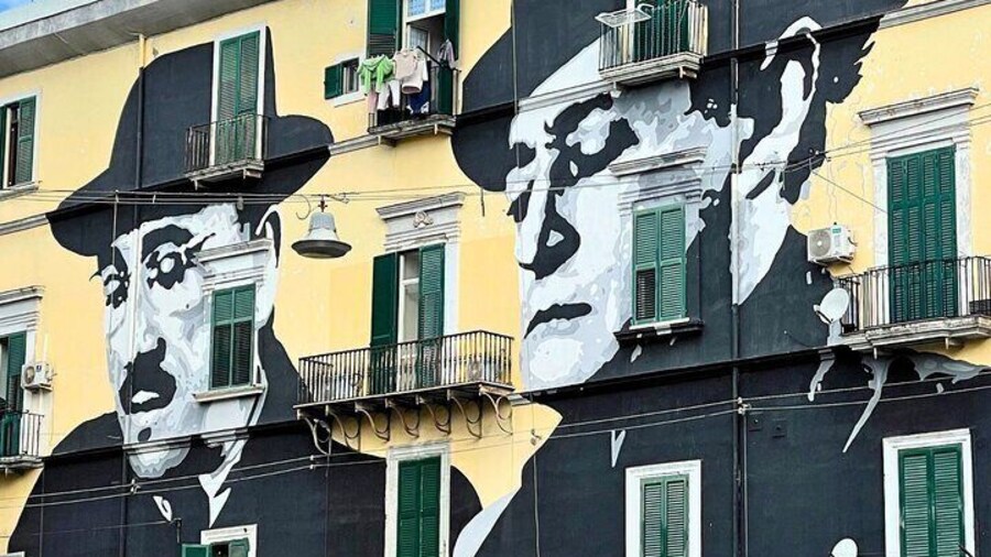 Naples Murals Catacombs and Folklore Sanità District Tour