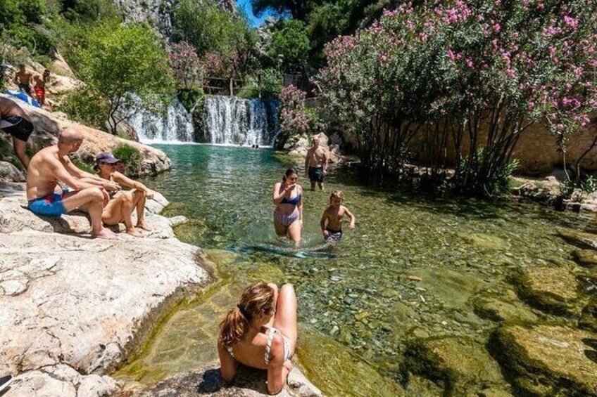 Algar Fountain Tour from Alicante and Benidorm