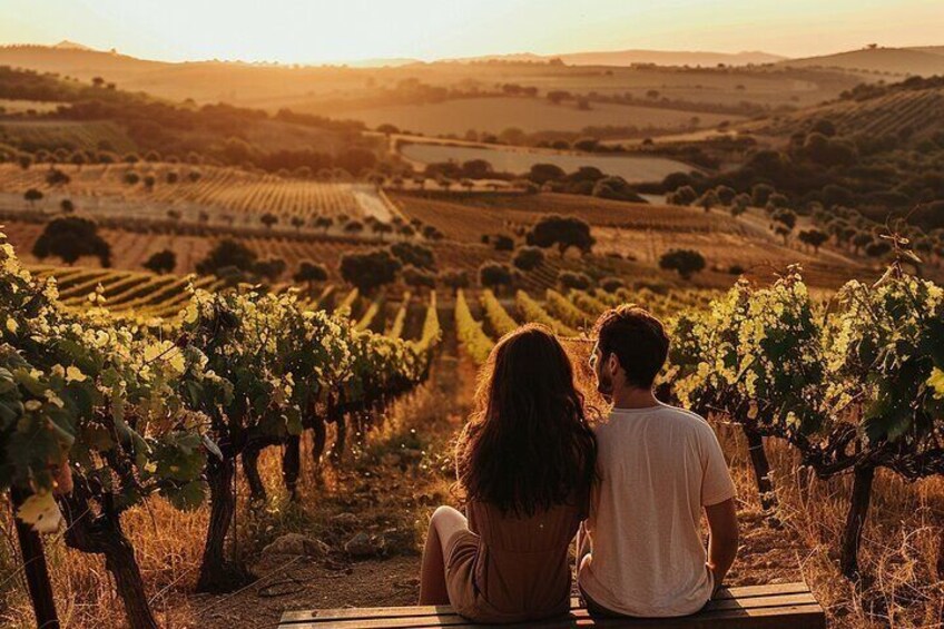 Beautiful Sunset Wine Tasting Tour in Penedès