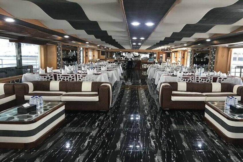 3 Hours - Luxury Lotus Mega Yacht Dinner Cruise w Transfers (VIP)