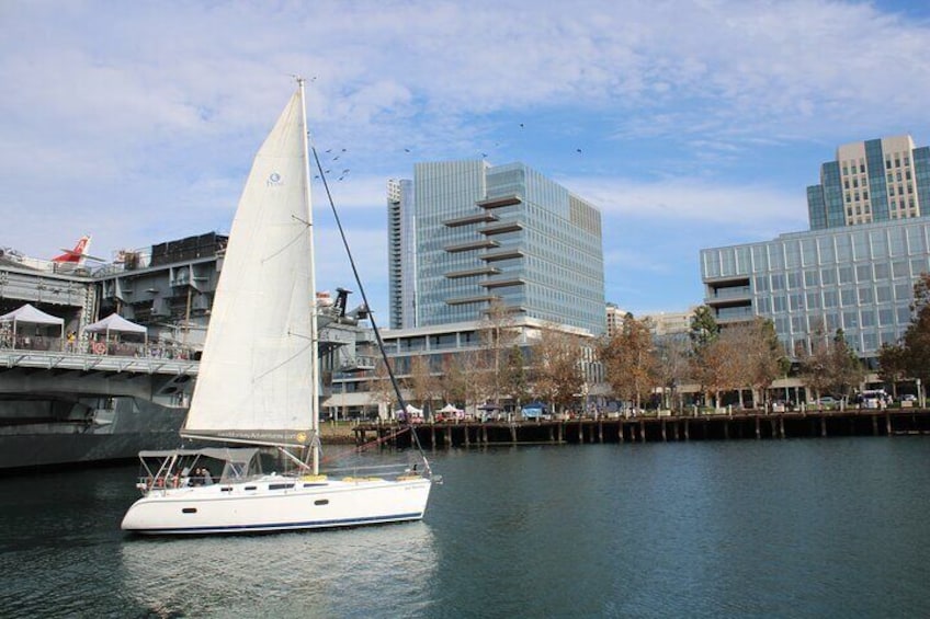 Our 36 foot sailing yatch in Downtown San Diego