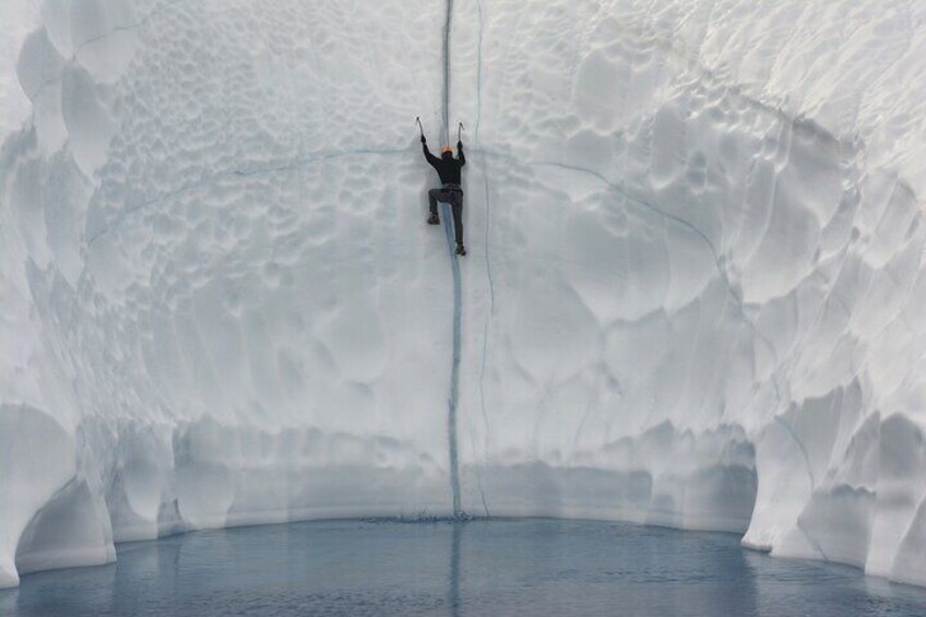 Matanuska Glacier Backcountry Ice Climb