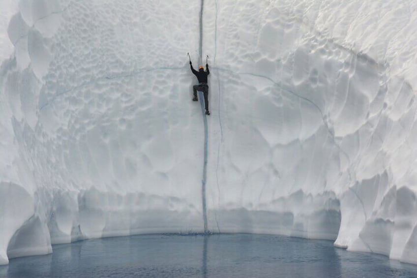 Matanuska Glacier Backcountry Ice Climb