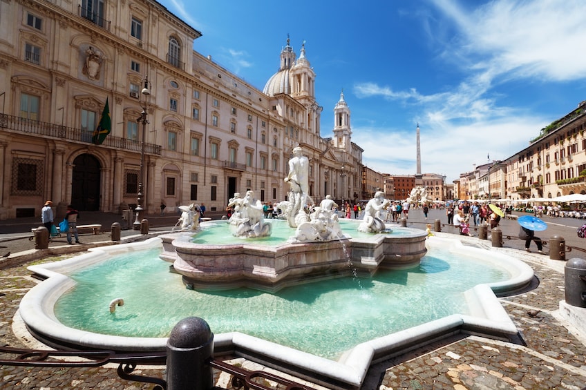 Gianicolo Fountain in Rome