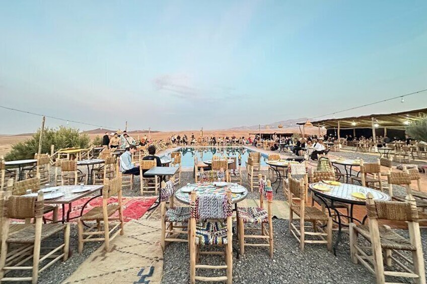 Marrakech: Agafay Desert Tour with camel, quad & Dinner Show
