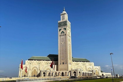Desde Marrakech Tour de un día por la ciudad de Casablanca, visita al zoco ...
