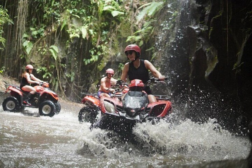 Canggu Long-Trek Jungle ATV Ride only 1 Hour Driving from Canggu