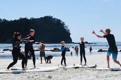 Family Surfing Lesson in Mount Maunganui