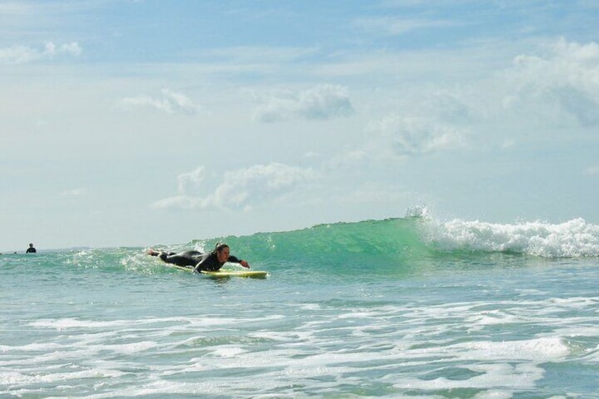 Shared Surfing Lesson in Mount Maunganui