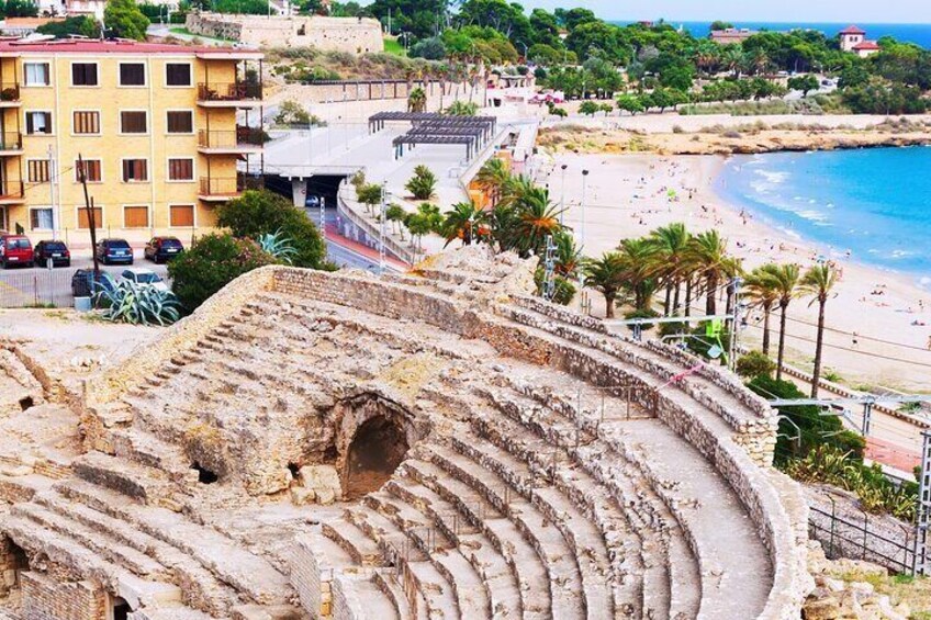 From Barcelona Guided Tarragona Tour with Leisure Time