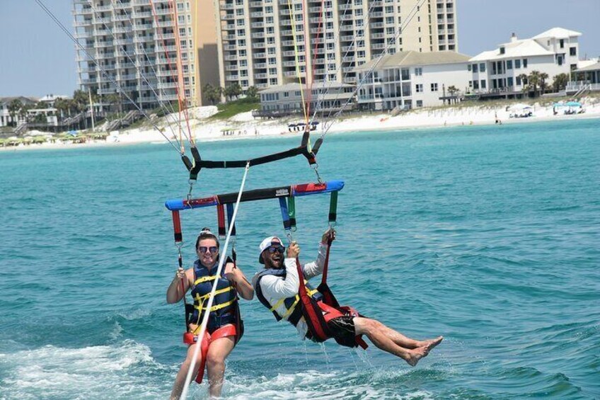 Parasailing along Fort Lauderdale Beach