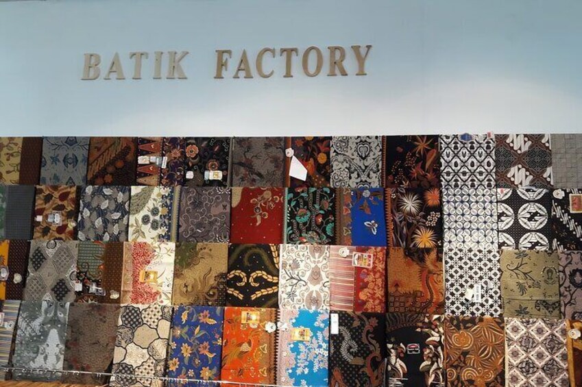 Buy some "Batik" the Indonesian heritage painting motif from the factory outlet