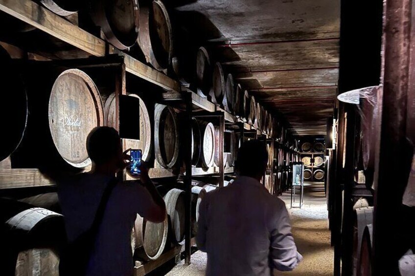 Old Cellar:-where the Adega Velha Brandie’s age. It is the mystical place where you can feel the value of tradition & the aromas of pure alchemy.It’s visit is a must & part of the guided tour circuit