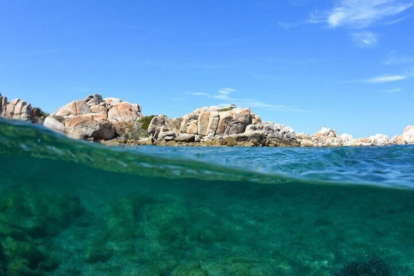 South Corsica Tour by Wood Speedboat with Lunch from Palau
