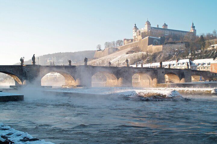 View of Old Main Bridge and Marienberg Fortress