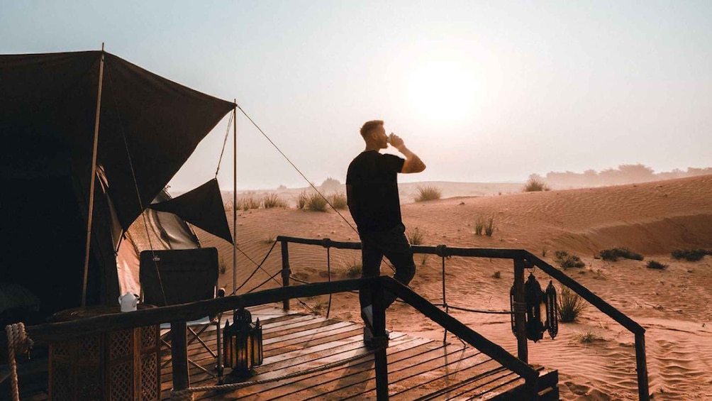 Overnight Desert Safari Dubai: Private Tents & BBQ Dinner