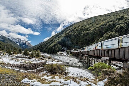 Franz Josef Day Tour With TranzAlpine Train From Christchurch