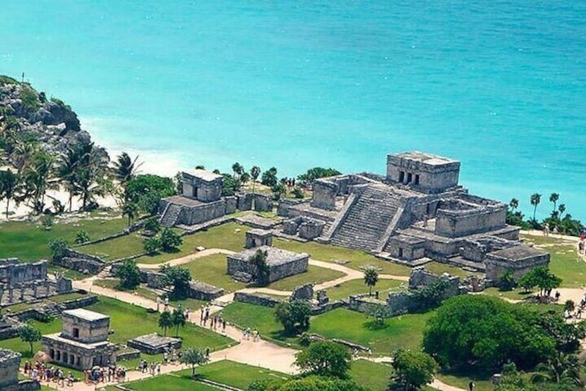 Tulum Ruins Scooter/ATV/E-Bike Tour, Snorkel/Swim/Paddle board Cenote + Lunch