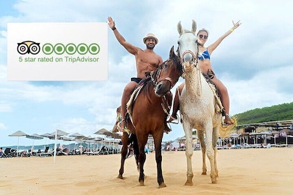 Tour a caballo por el campo y la playa Puerto Plata