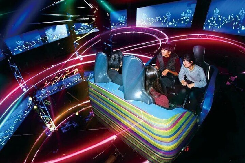 Experience Japan’s First Spiral Lift Indoor Roller Coaster