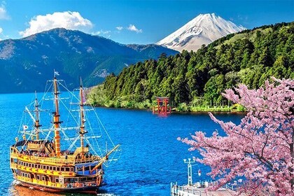 Mt. Fuji and Hakone Land Sea Air Tour with free Skycar from Tokyo