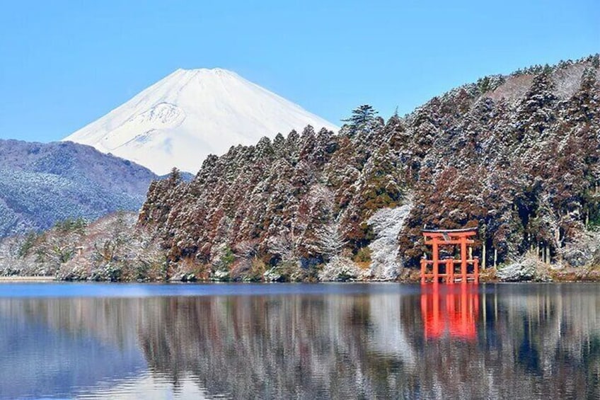 Mt. Fuji and Hakone Land Sea Air Tour with free Skycar from Tokyo