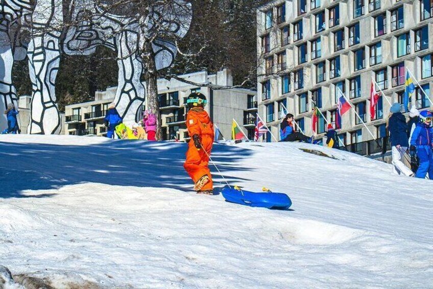 Ski Pass with Transport to the Ski Resort Flaine from Geneva