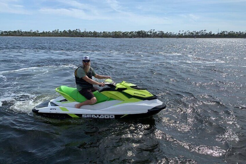 2 Hour Shell Island Jet Ski Dolphin Tour
