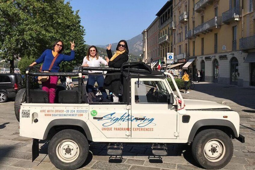 One of our open top Jeep