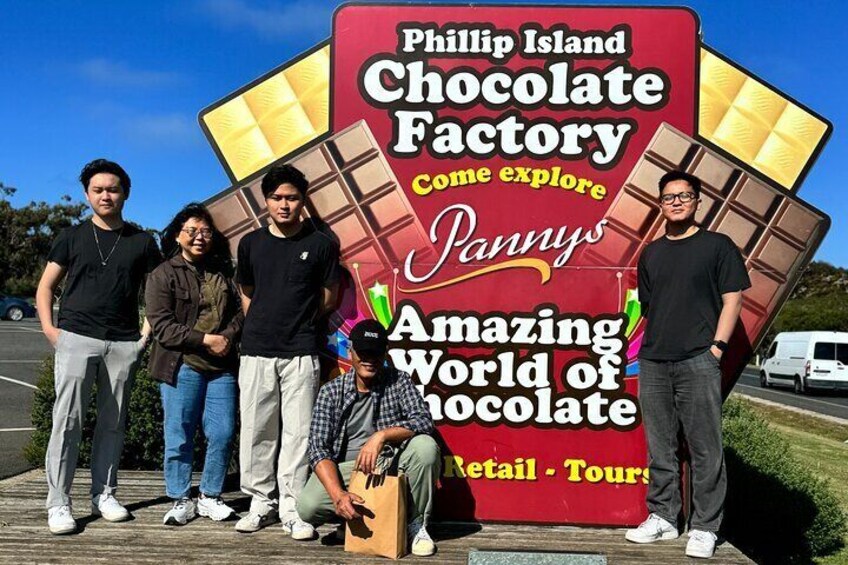 Delight in a sweet adventure at Panny's Chocolate Factory on Phillip Island, where guests savour the magic of chocolate!