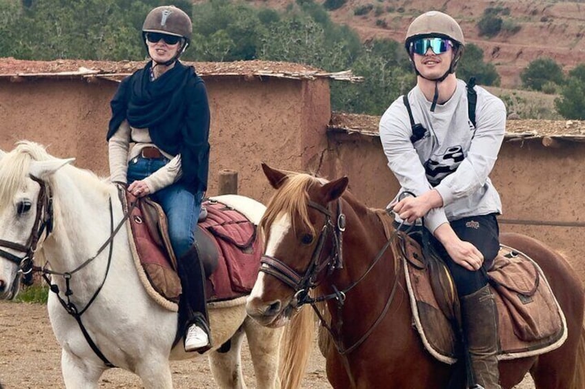 Scenic Horseback Riding Adventure Through the Atlas Mountain