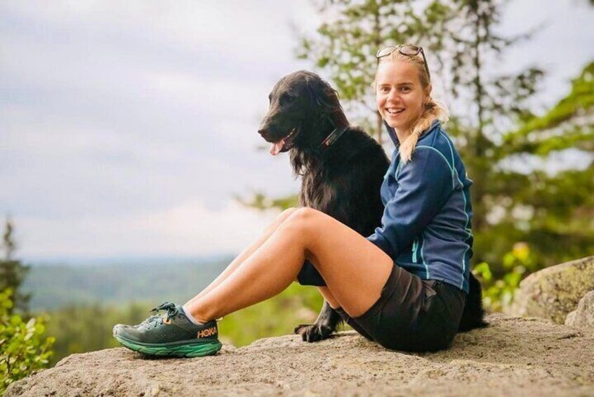 Oslo Yoga and Hiking with a dog