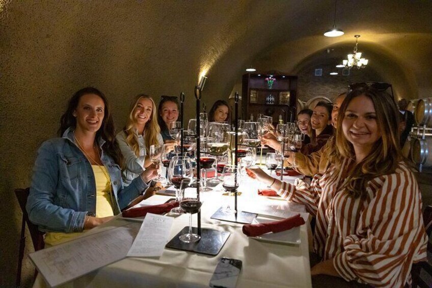 Feel like a VIP when Van'N Boozy brings you into the winery.