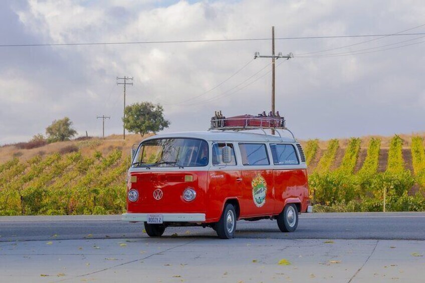 Private Transportation in a classic VW Bus