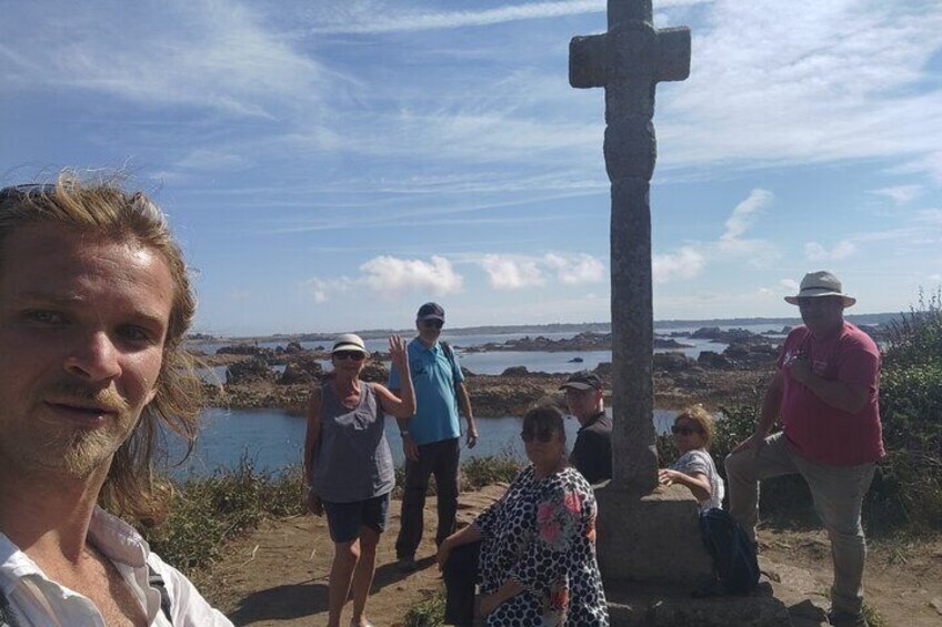 at the cross of Maudez, a breathtaking view of the Talbert Trench