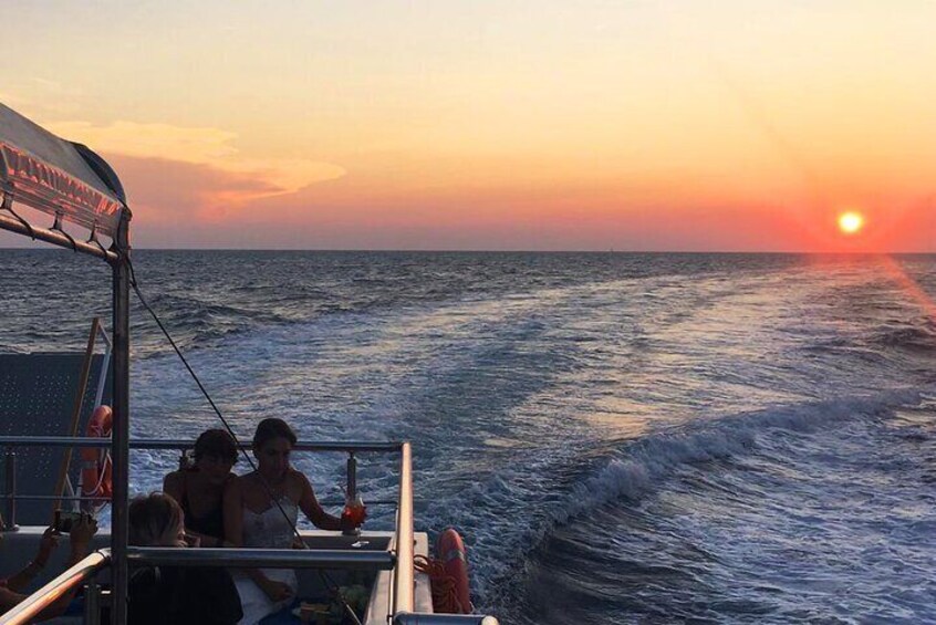 Cruise at sunset