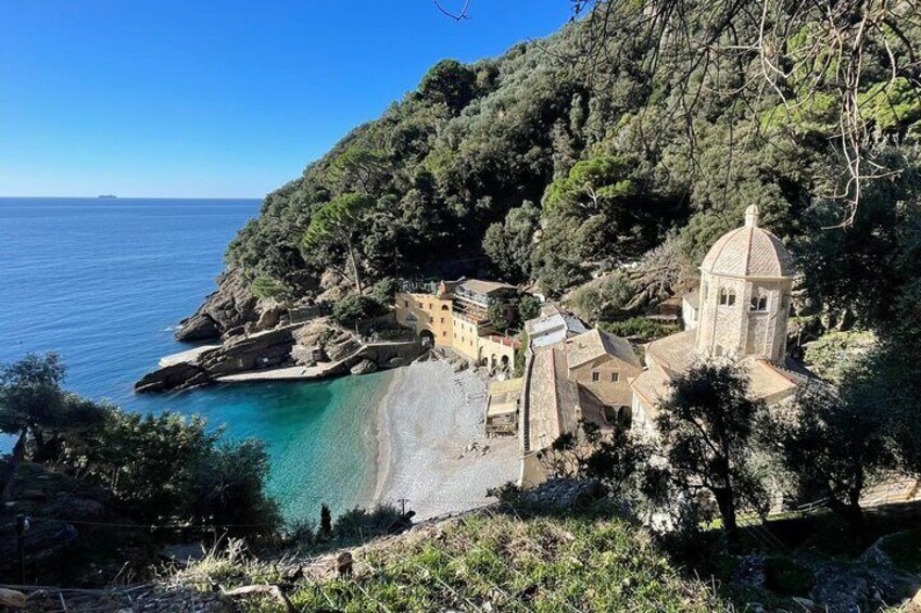 Cristal clear waters in San Fruttuoso