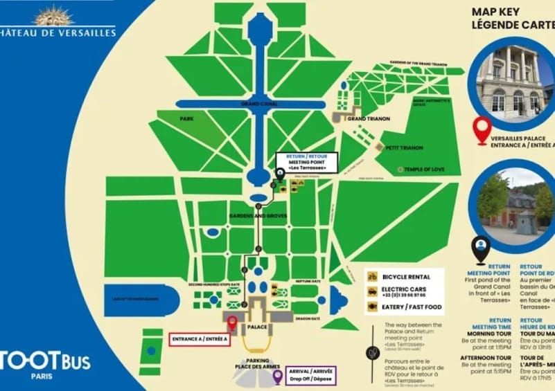 Tootbus Paris : Versailles Half-Day Tour from Paris