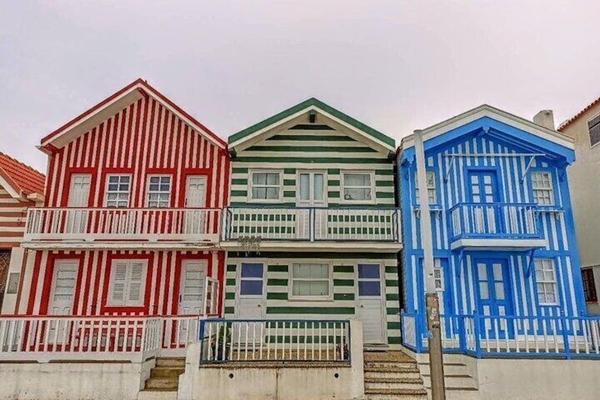 Typical houses in Costa Nova/Aveiro 