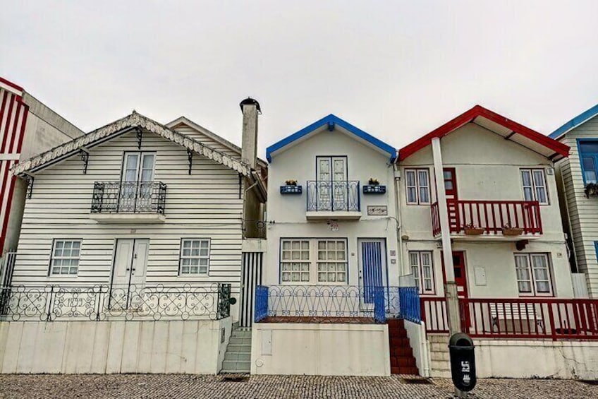 Typical houses in Costa Nova/Aveiro 