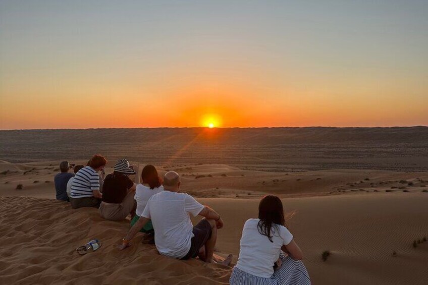 Sunset in Wahiba Sands 4x4 Adventure