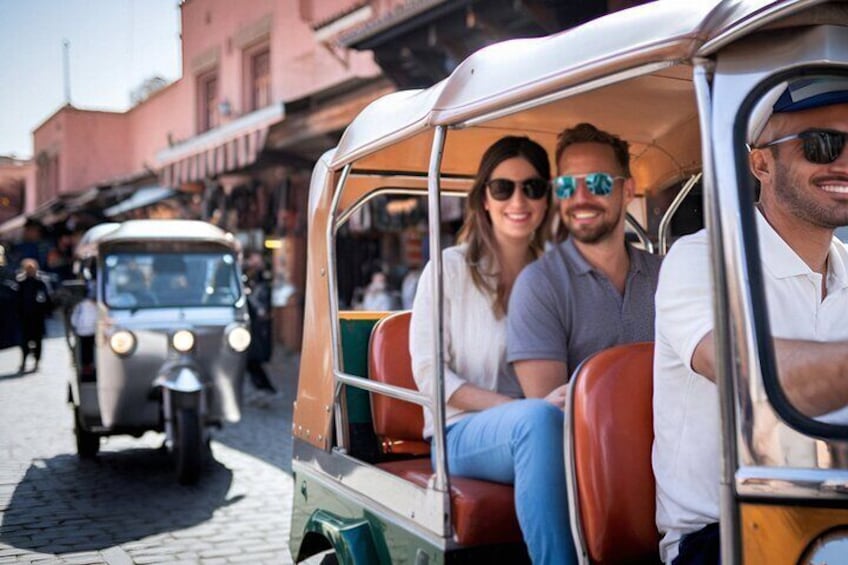 Marrakech Tuk-Tuk Tour Discover Hidden Gems with Pickup