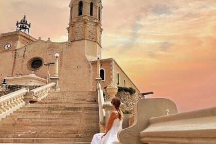 Private Sunset Tour to Sitges From Barcelona