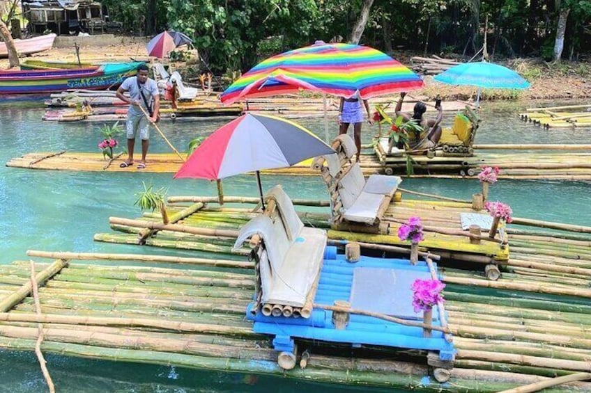 4 Hour Private Tour Blue Hole and Rafting in Ocho Rios