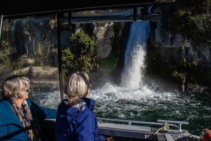 At the base of Otupoto Falls
