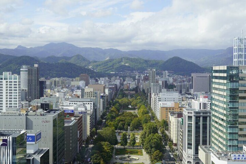 Go up to the observation deck to see the 360° city view.